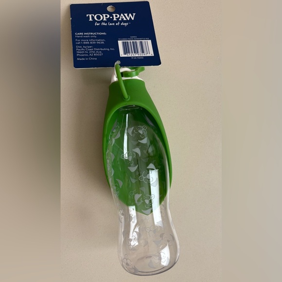 Top Paw Green Travel Pet Bottle - Picture 2 of 6